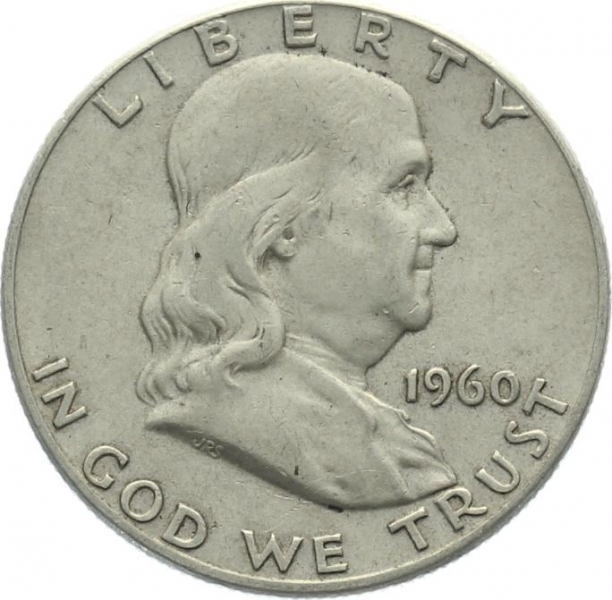 USA 1/2 Dollar 1960 o. Mzz. - Franklin